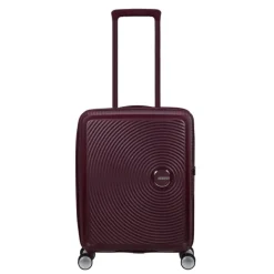 Transavia Trolleys|Ryanair Trolleys>American Tourister Soundbox Spinner 55/20 TSA Expandable wild cherry