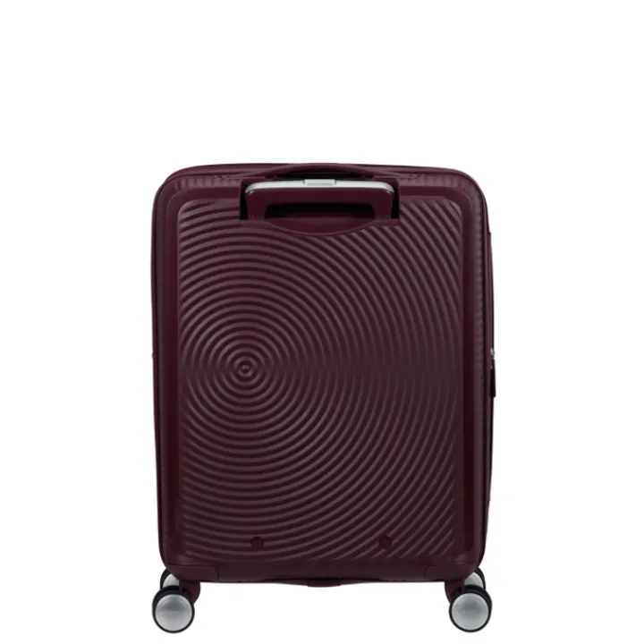 Transavia Trolleys|Ryanair Trolleys>American Tourister Soundbox Spinner 55/20 TSA Expandable wild cherry