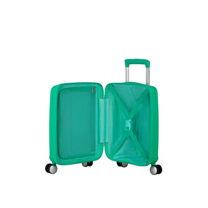 Kindertrolleys|Reiskoffers>American Tourister Soundbox Mini Spinner 47 bright green