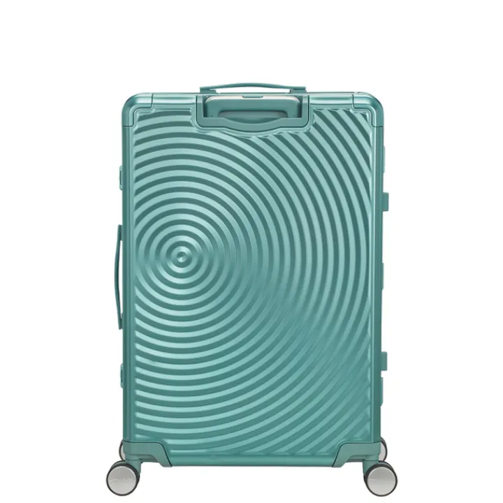 Reistrolleys|Reiskoffers>American Tourister Soundbox Aluminium Spinner 77 cm Expandable dusty turquoise