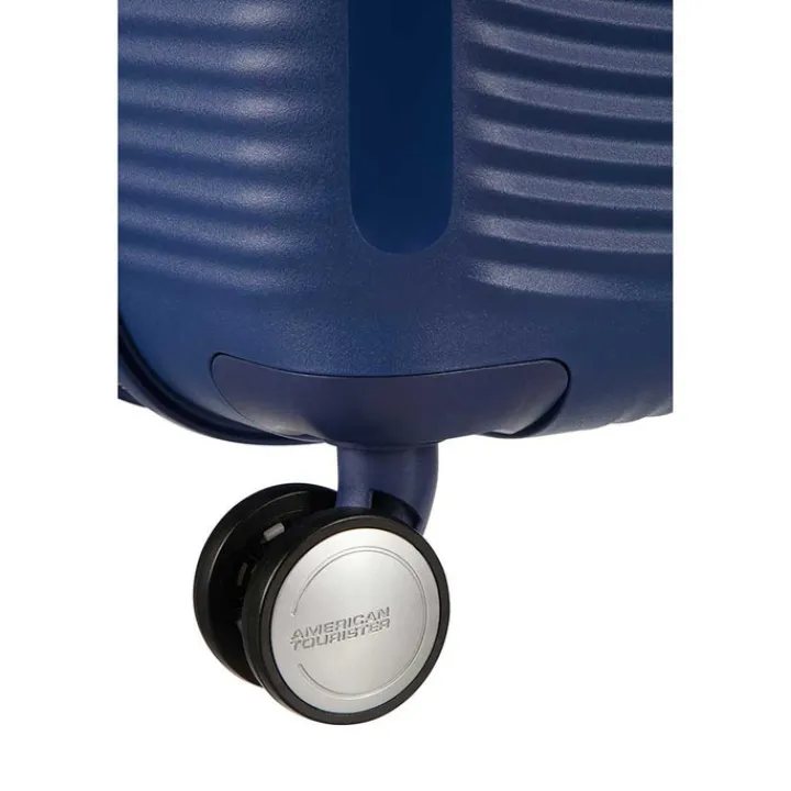 Reistrolleys|Reiskoffers>American Tourister Soundbox Spinner 77 Expandable midnight navy