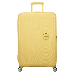 Reistrolleys|Reiskoffers>American Tourister Soundbox Spinner 77/28 TSA Expandable pastel yellow