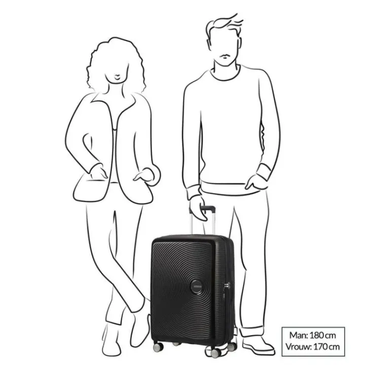 Reistrolleys|Reiskoffers>American Tourister Soundbox Spinner 67 Expandable turquoise tonic