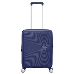 Transavia Trolleys|Handbagage Trolleys>American Tourister Soundbox Spinner 55 Expandable midnight navy