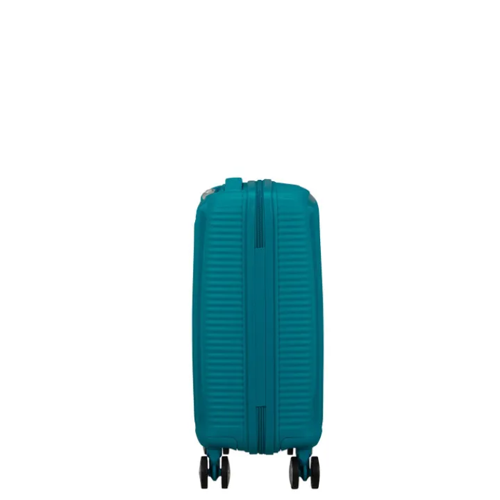 Kindertrolleys|Reiskoffers>American Tourister Soundbox Mini Spinner 47 deep teal