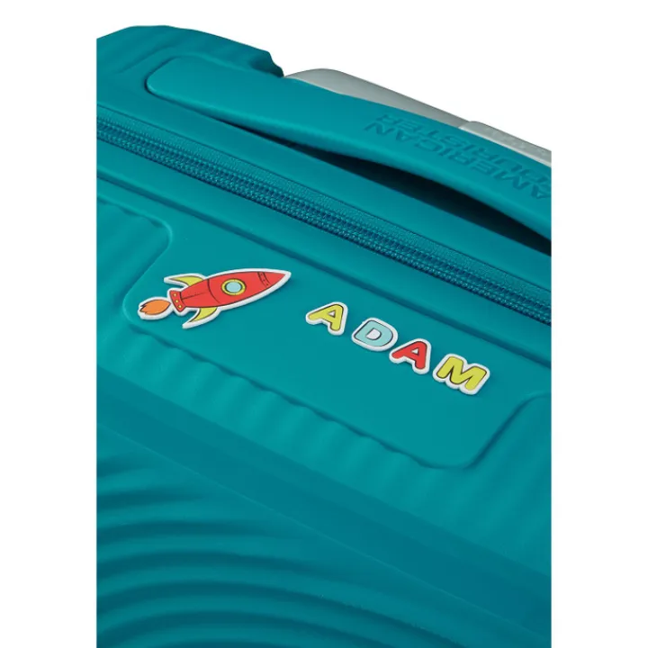 Kindertrolleys|Reiskoffers>American Tourister Soundbox Mini Spinner 47 deep teal