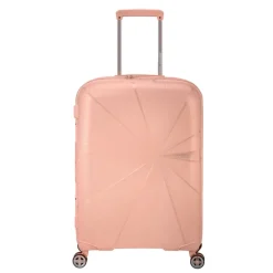 Reistrolleys|Reiskoffers>American Tourister Starvibe Spinner 67 EXP met. peach