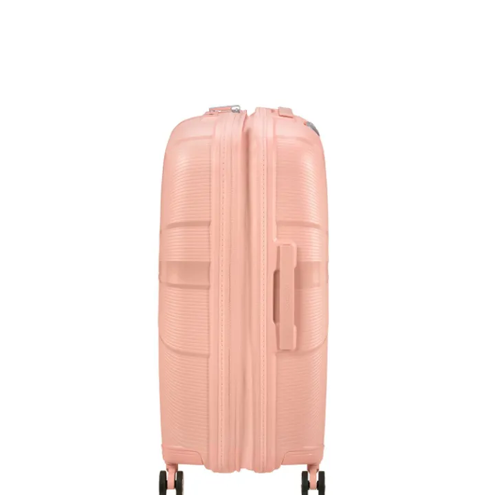 Reistrolleys|Reiskoffers>American Tourister Starvibe Spinner 67 EXP met. peach