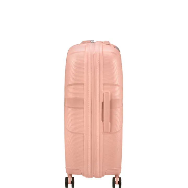 Reistrolleys|Reiskoffers>American Tourister Starvibe Spinner 67 EXP met. peach