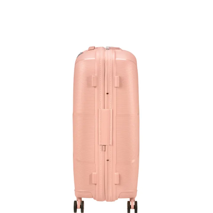 Reistrolleys|Reiskoffers>American Tourister Starvibe Spinner 67 EXP met. peach