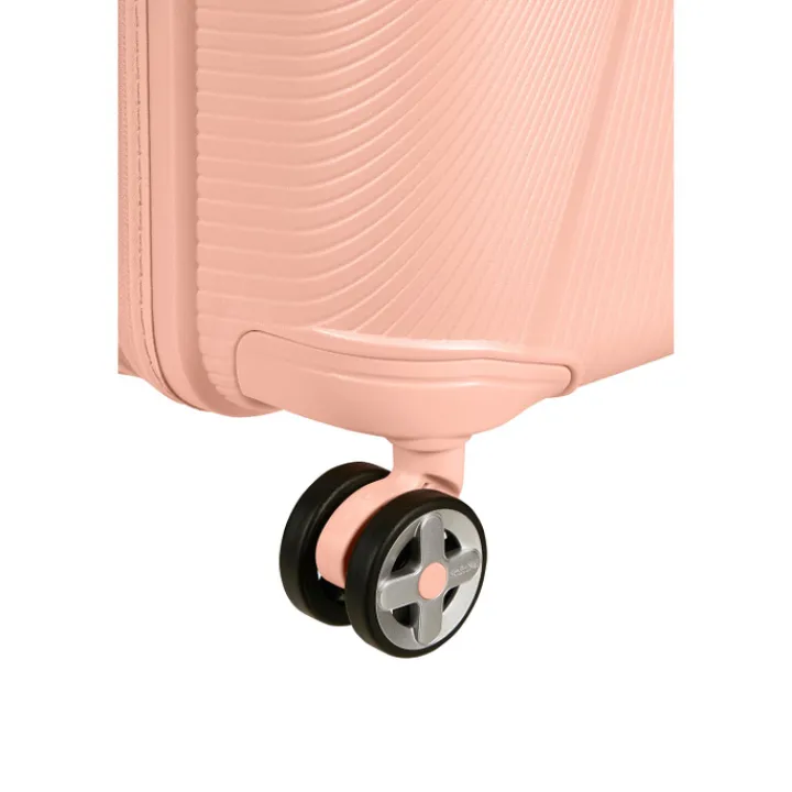 Reistrolleys|Reiskoffers>American Tourister Starvibe Spinner 67 EXP met. peach