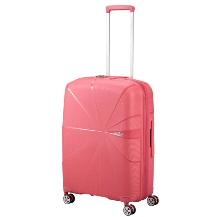 Reistrolleys|Reiskoffers>American Tourister Starvibe Spinner 67 EXP sun kissed coral