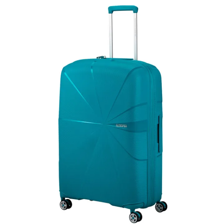 Reistrolleys|Reiskoffers>American Tourister Starvibe Spinner 77 EXP verdigris