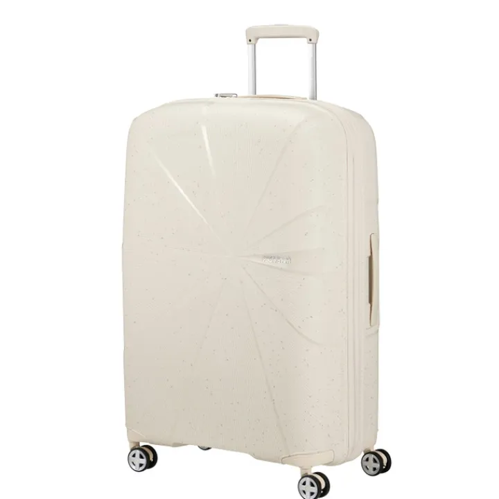 Reistrolleys|Reiskoffers>American Tourister Starvibe Spinner 77/28 Expandable TSA Ltd cream speckles