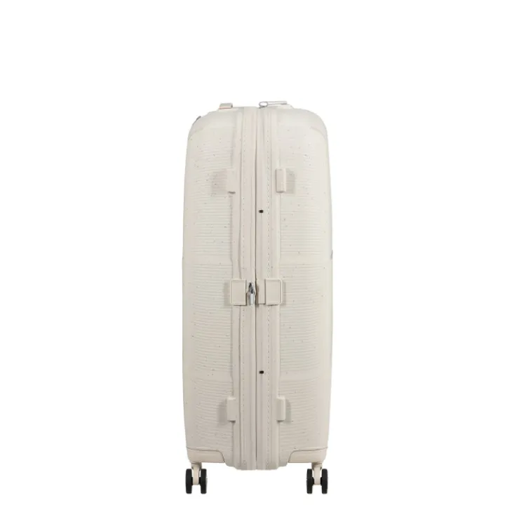 Reistrolleys|Reiskoffers>American Tourister Starvibe Spinner 77/28 Expandable TSA Ltd cream speckles