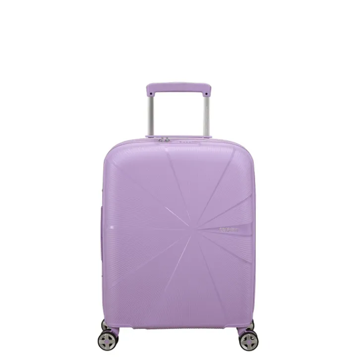 Transavia Trolleys|Handbagage Trolleys>American Tourister Starvibe Spinner 55 EXP digital lavender