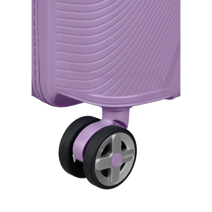 Transavia Trolleys|Handbagage Trolleys>American Tourister Starvibe Spinner 55 EXP digital lavender