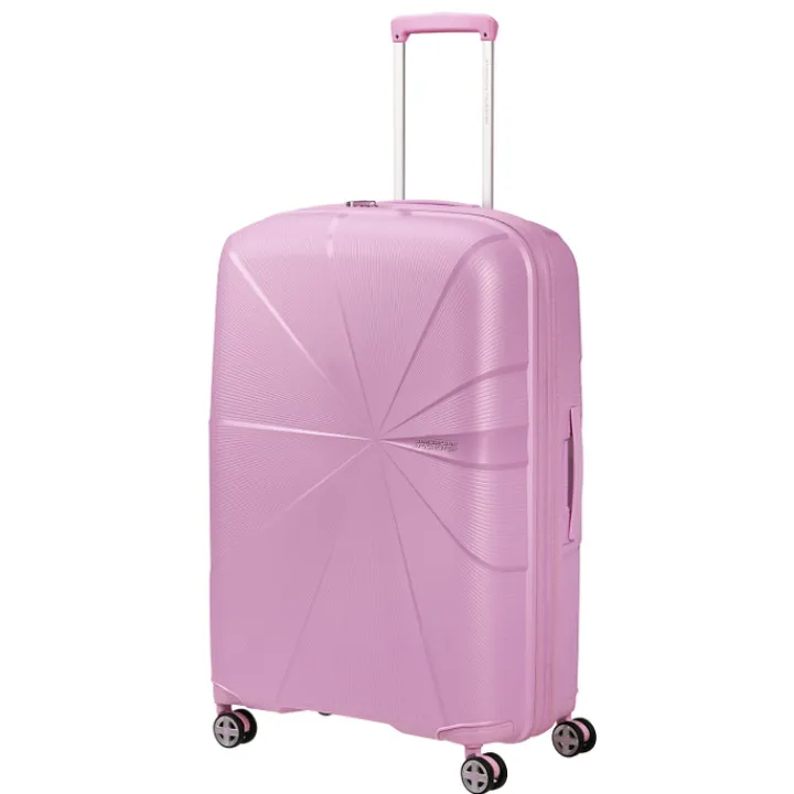 Reistrolleys|Reiskoffers>American Tourister Starvibe Spinner 77 EXP met. pastel lavender