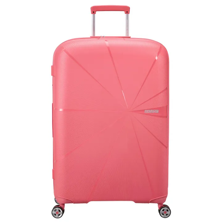 Reistrolleys|Reiskoffers>American Tourister Starvibe Spinner 77 EXP sun kissed coral