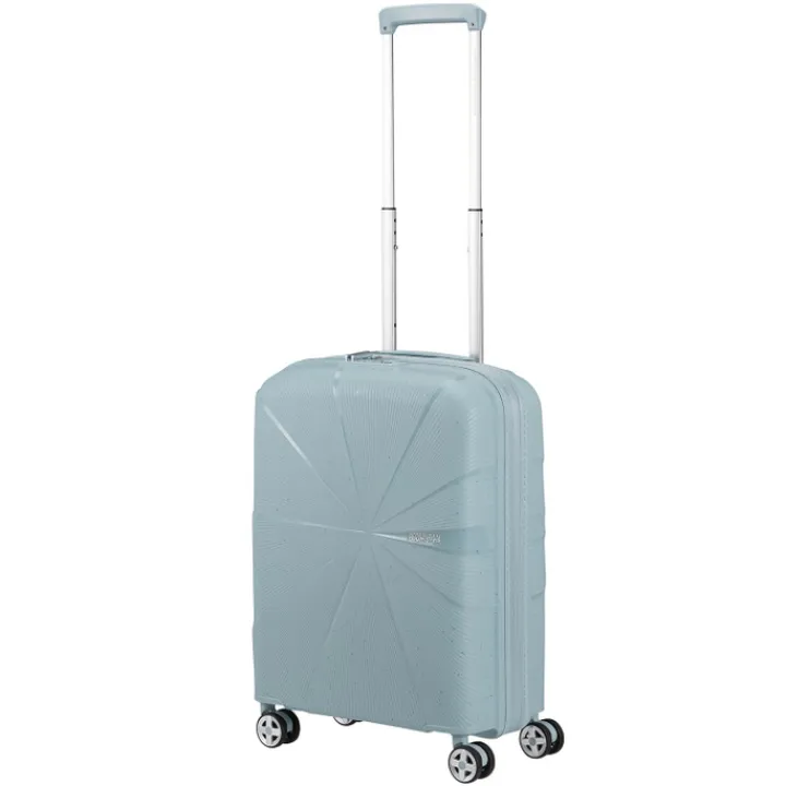 Handbagage Trolleys|Reistrolleys>American Tourister Starvibe Spinner 55/20 Expandable TSA Ltd azzurro speckles