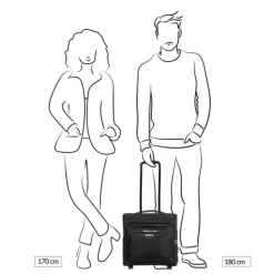 Handbagage Trolleys|Reistrolleys>American Tourister Summerride Upright Underseater Exp black