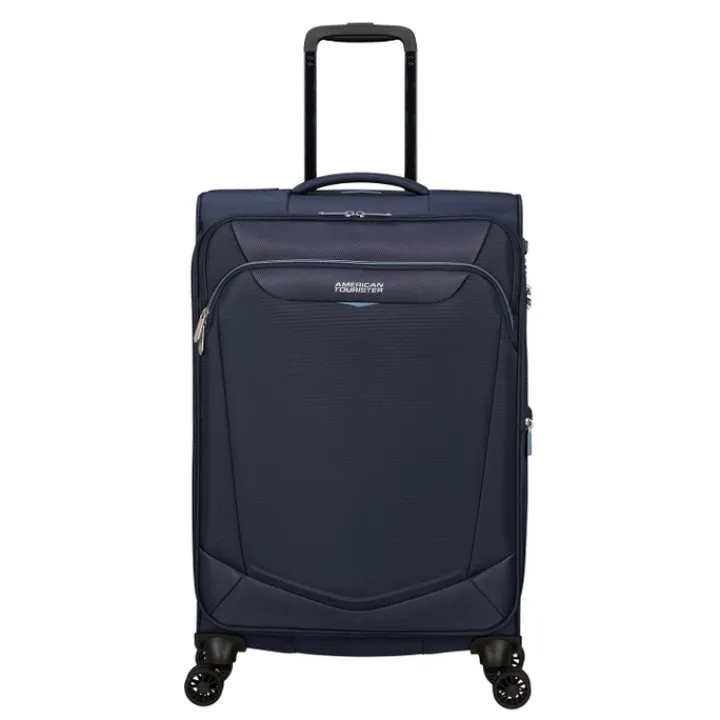 Reistrolleys|Reiskoffers>American Tourister Summerride Spinner M Exp navy