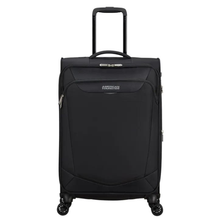 Reistrolleys|Reiskoffers>American Tourister Summerride Spinner M Exp black