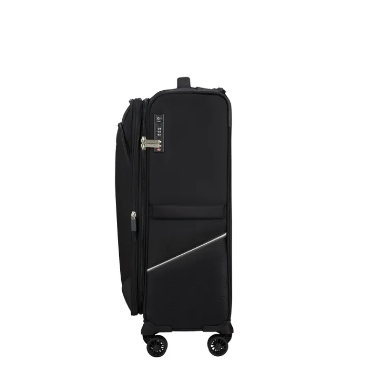 Reistrolleys|Reiskoffers>American Tourister Summerride Spinner M Exp black