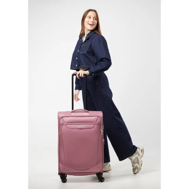Reistrolleys|Reiskoffers>American Tourister Summerride Spinner M 69 cm Exp lilas pink