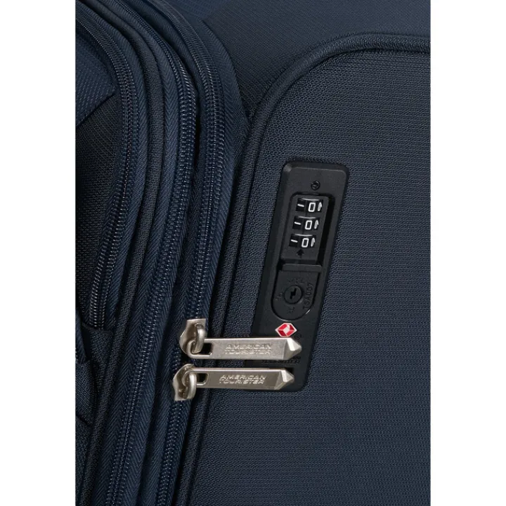Transavia Trolleys|Klm Trolleys>American Tourister Summerride Spinner 55/20Expandable TSA Length 35 cm navy