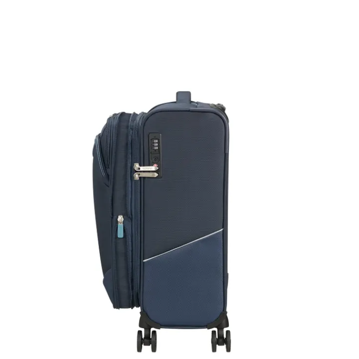 Transavia Trolleys|Klm Trolleys>American Tourister Summerride Spinner 55/20Expandable TSA Length 35 cm navy