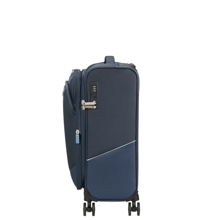 Transavia Trolleys|Klm Trolleys>American Tourister Summerride Spinner 55/20Expandable TSA Length 35 cm navy