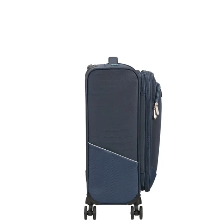 Transavia Trolleys|Klm Trolleys>American Tourister Summerride Spinner 55/20Expandable TSA Length 35 cm navy