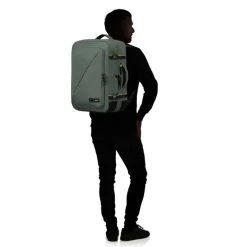 Handbagage Reistassen|Heren Reistassen>American Tourister TAKE2CABIN Travel Backpack L Expandable dark forest