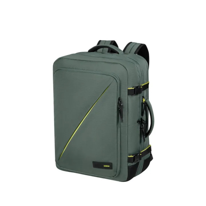 Handbagage Reistassen|Heren Reistassen>American Tourister TAKE2CABIN Travel Backpack L Expandable dark forest