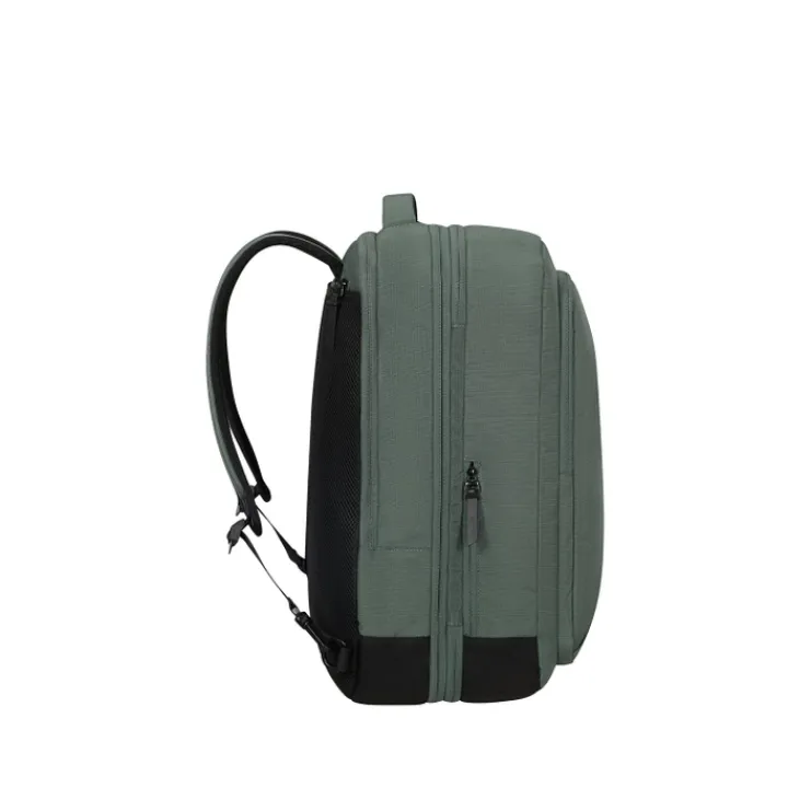 Handbagage Reistassen|Heren Reistassen>American Tourister TAKE2CABIN Travel Backpack L Expandable dark forest