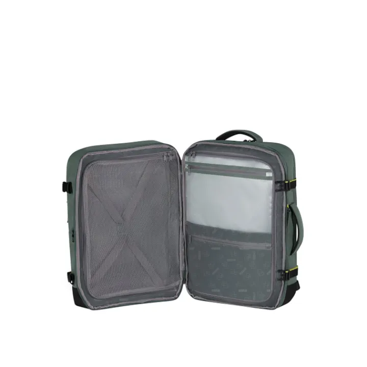 Handbagage Reistassen|Heren Reistassen>American Tourister TAKE2CABIN Travel Backpack L Expandable dark forest