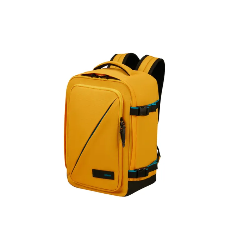 Kleine Reistassen|Handbagage Reistassen>American Tourister TAKE2CABIN Casual Backpack S yellow