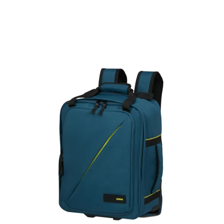 Kleine Reistassen|Handbagage Reistassen>American Tourister Take2Cabin Backpack/Wheels MS harbor blue