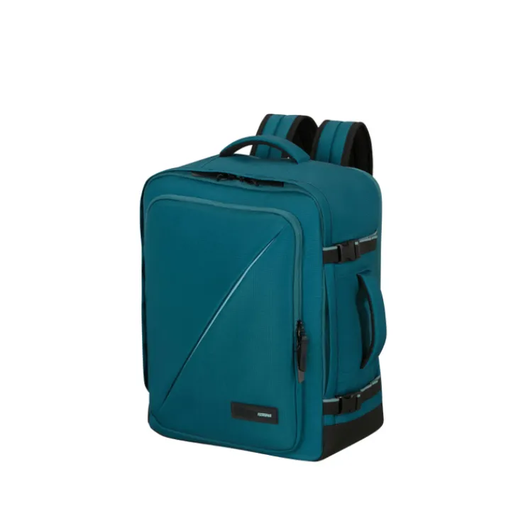 Handbagage Reistassen|Heren Reistassen>American Tourister Take2Cabin Casual Backpack M totally teal