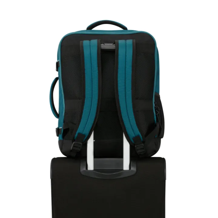 Handbagage Reistassen|Heren Reistassen>American Tourister Take2Cabin Casual Backpack M totally teal