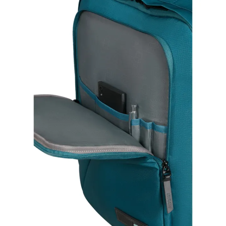 Handbagage Reistassen|Heren Reistassen>American Tourister Take2Cabin Casual Backpack M totally teal