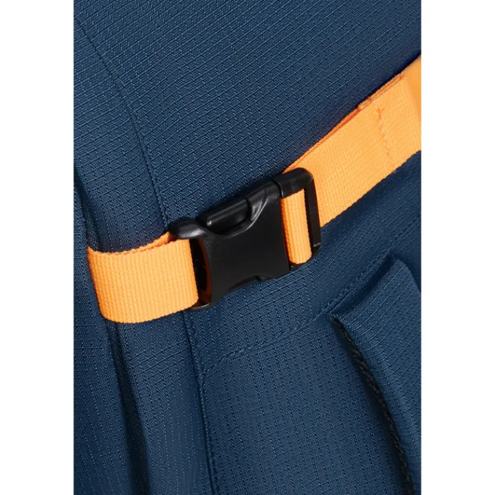Handbagage Reistassen|Heren Reistassen>American Tourister TAKE2CABIN Casual Backpack M navy/radiant orange