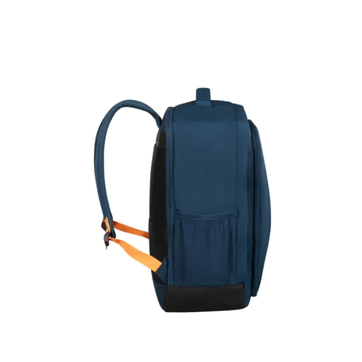 Handbagage Reistassen|Heren Reistassen>American Tourister TAKE2CABIN Casual Backpack M navy/radiant orange