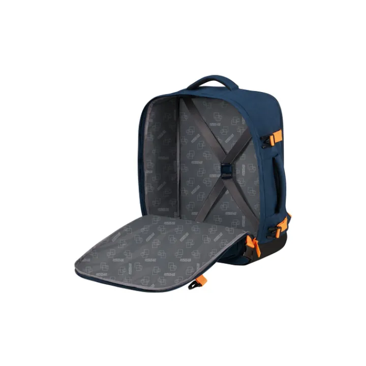 Handbagage Reistassen|Heren Reistassen>American Tourister TAKE2CABIN Casual Backpack M navy/radiant orange
