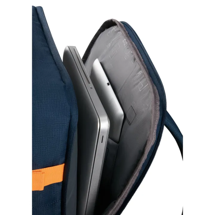 Handbagage Reistassen|Heren Reistassen>American Tourister TAKE2CABIN Casual Backpack M navy/radiant orange