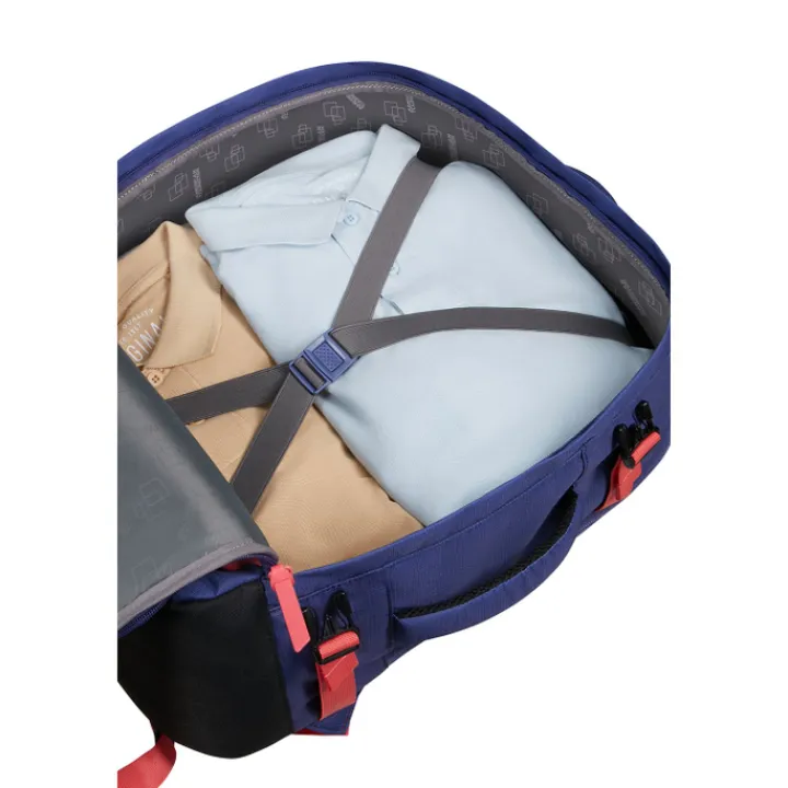Handbagage Reistassen|Dames Reistassen>American Tourister TAKE2CABIN Casual Backpack M dusk purple/coral