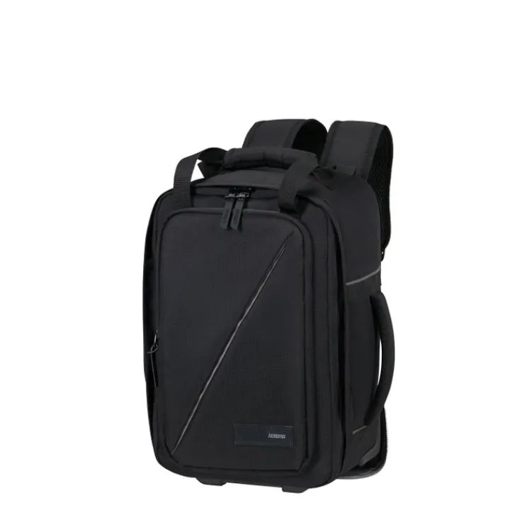 Kleine Reistassen|Handbagage Reistassen>American Tourister TAKE2CABIN Wheeled Backpack S black