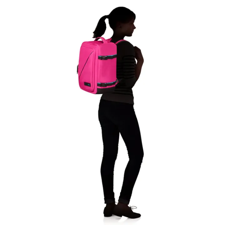 Kleine Reistassen|Handbagage Reistassen>American Tourister TAKE2CABIN Casual Backpack S raspberry sorbet