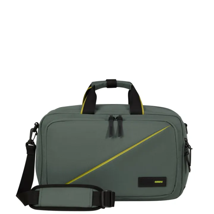 Kleine Reistassen|Handbagage Reistassen>American Tourister TAKE2CABIN 3-Way Boarding Bag dark forest